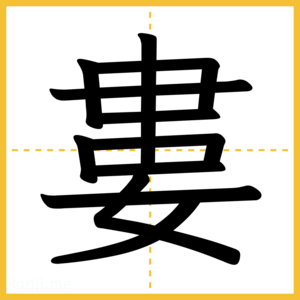 漢字「婁」