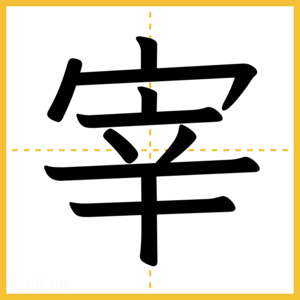 漢字「宰」