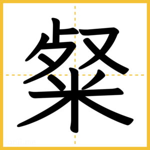 漢字「粲」