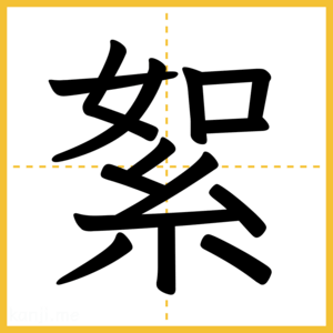 漢字「絮」