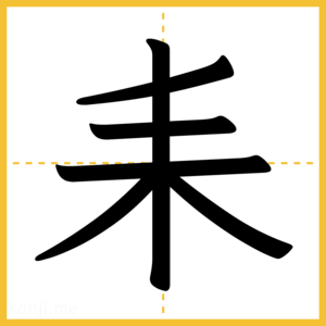 漢字「耒」