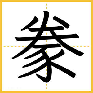 漢字「豢」