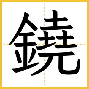 漢字「鐃」