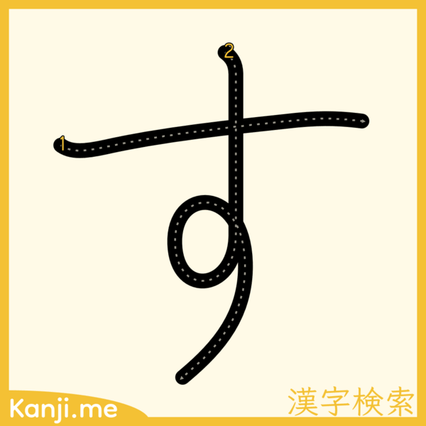 「す」の筆順