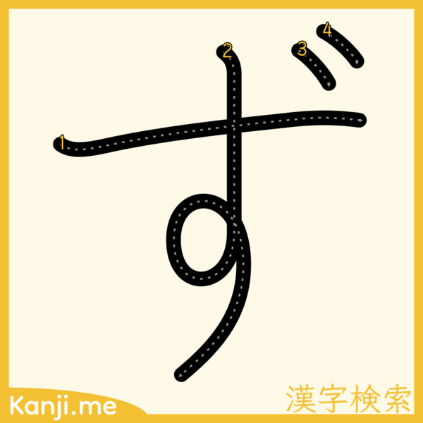 「ず」の筆順