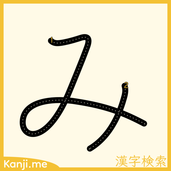 「み」の筆順