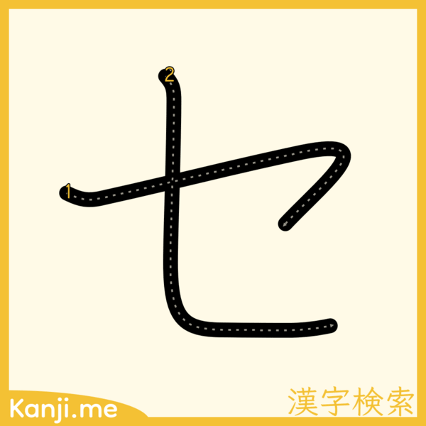 「セ」の筆順